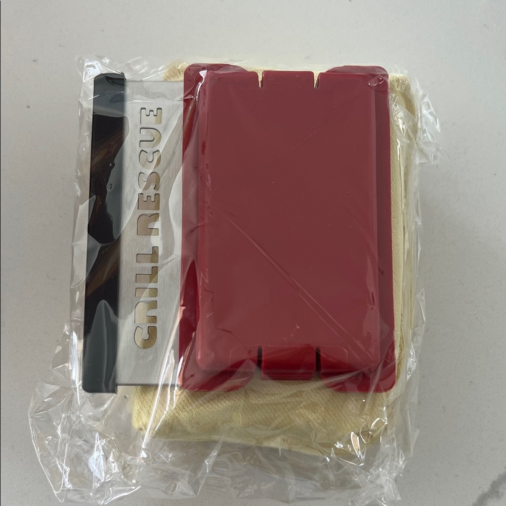 Grill Rescue Red and Silver replacement with Handel